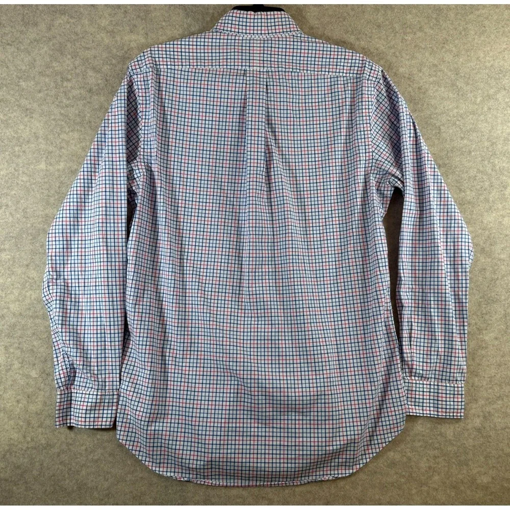 Ralph Lauren PONY Button Down‎ Shirt M Multi Color Classic Fit Cotton Stretch